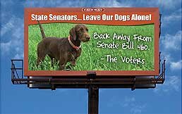 Billboard NC Senate Bill 460